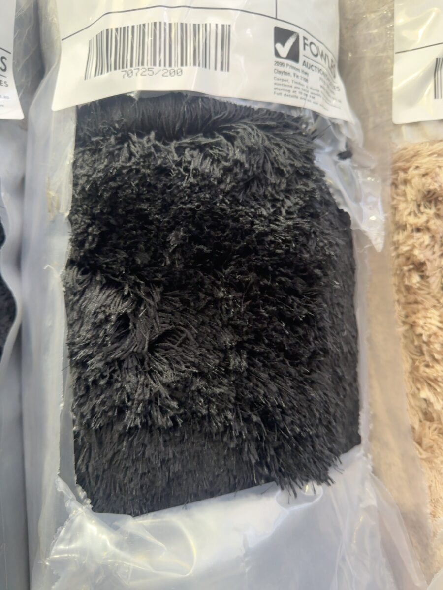 NEW NOAH SHAGGY RUG 200CM X 290CM - BLACK