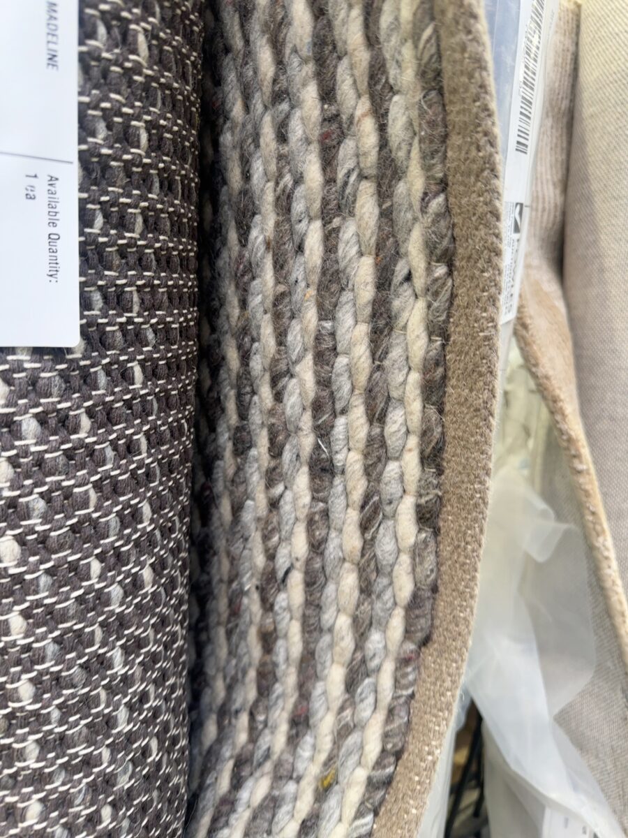 NEW 160CM X 230CM RUG - MADELINE SILVER BROWN