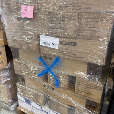 PALLET OF SILICONE SEALANT AND 800MM & 600MM SINGLE TOWEL RAILS, SOLD AS IS