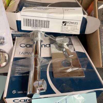 CAROMA LIANO CHROME BASIN MIXER WITH SPOUT, WALL MOUNT, 96183C5A