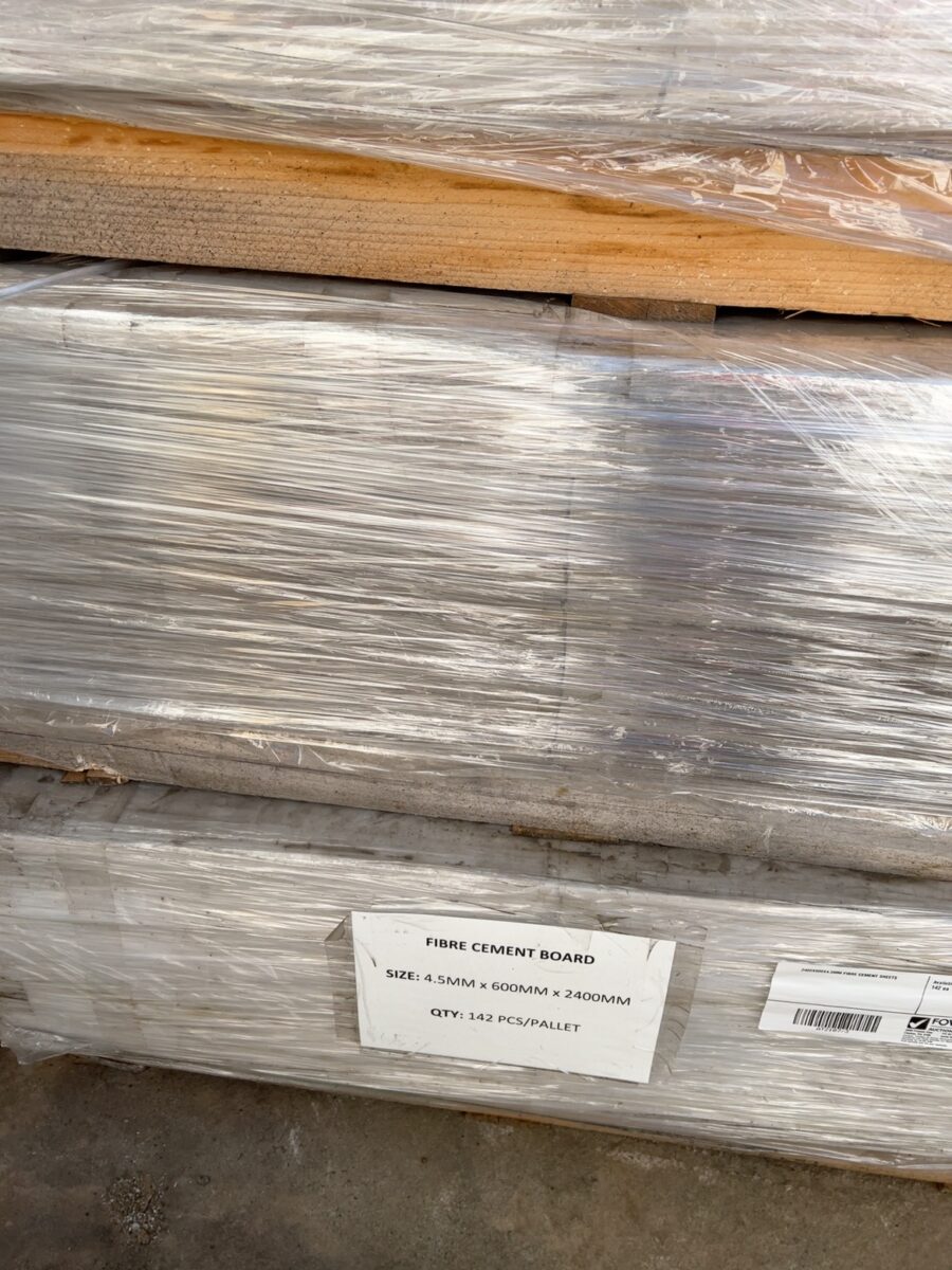 2400X600X4.5MM FIBRE CEMENT SHEETS