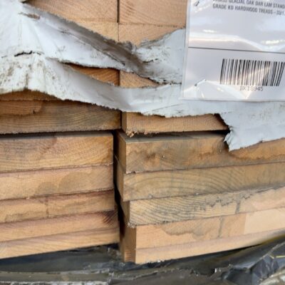 285X33 GLACIAL OAK DAR LAM STANDARD GRADE KD HARDWOOD TREADS-33/1.1