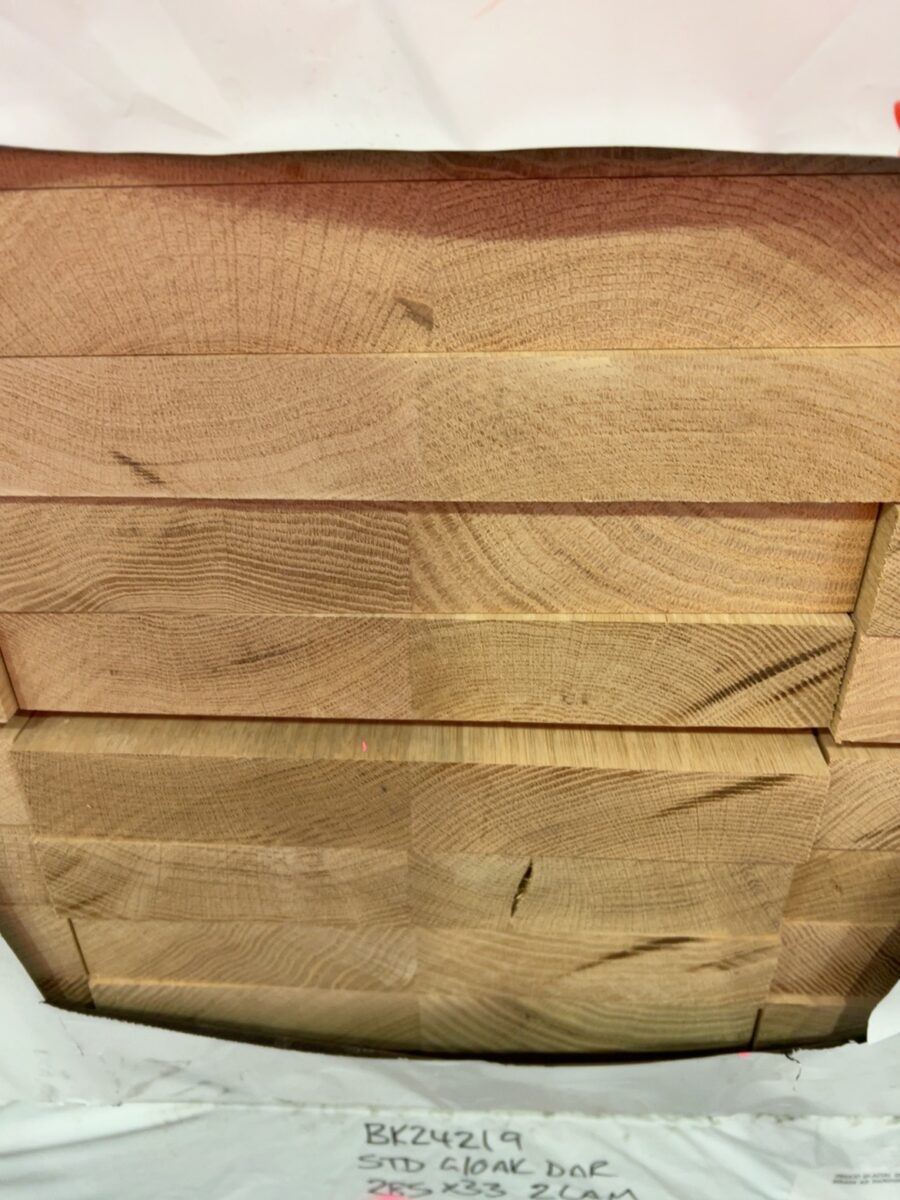 285X43 GLACIAL OAK DAR LAM STANDARD GRADE KD HARDWOOD STAIR TREADS-42/1.1