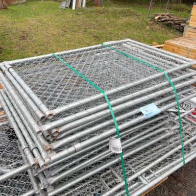 PALLET OF ASST'D CHAIN MESH FENCING PANELS AND GATES