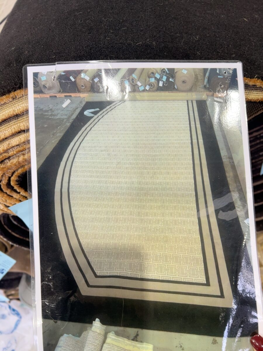 Axminster Woven Patterened Carpet 2nds