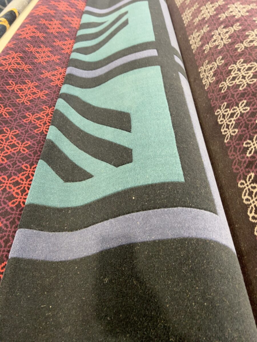 Axminster Woven Patterned Carpet