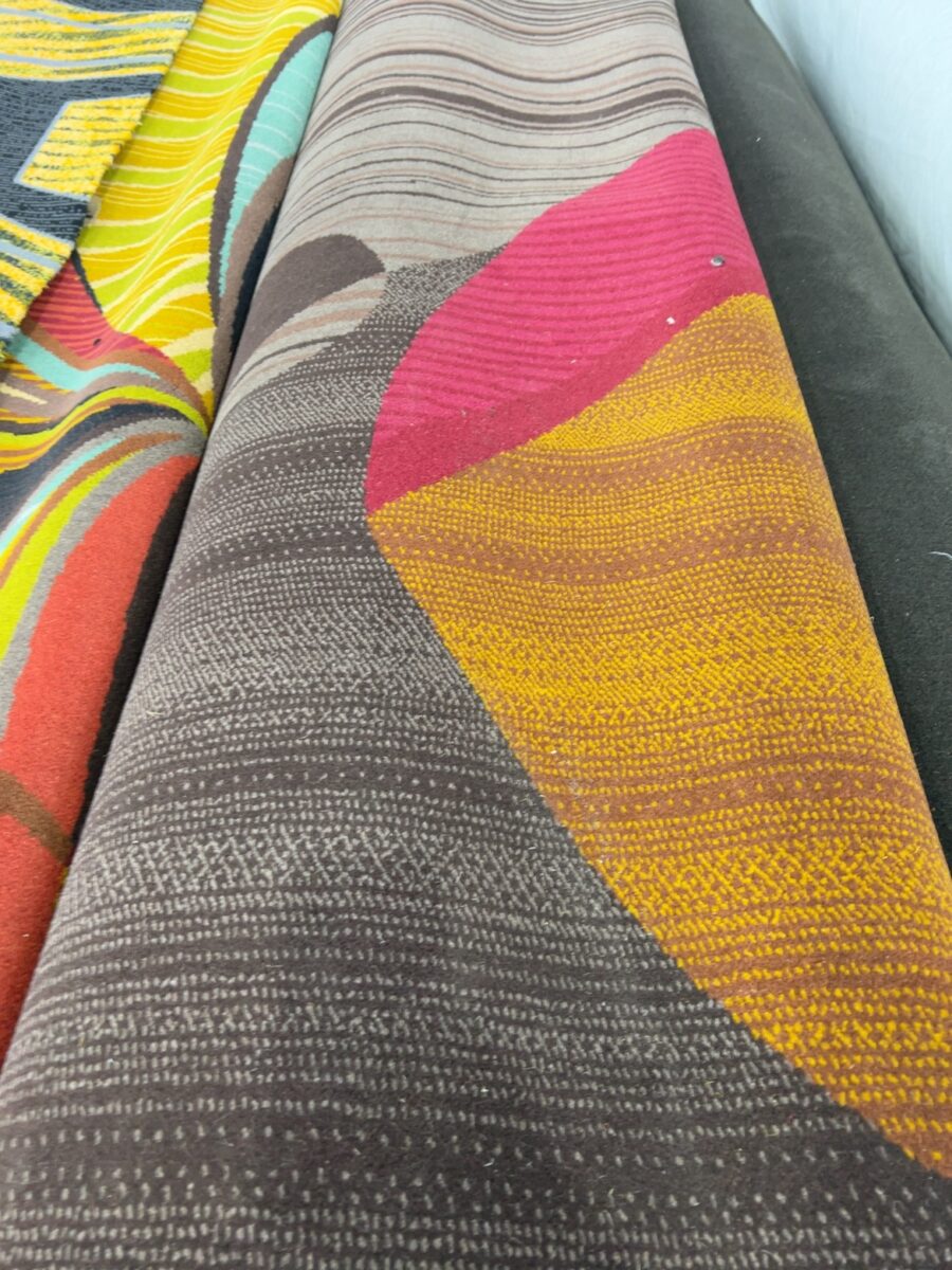 Axminster Woven Patterned Carpet