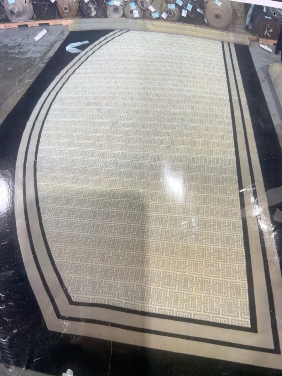 Axminster Woven Patterned Carpet