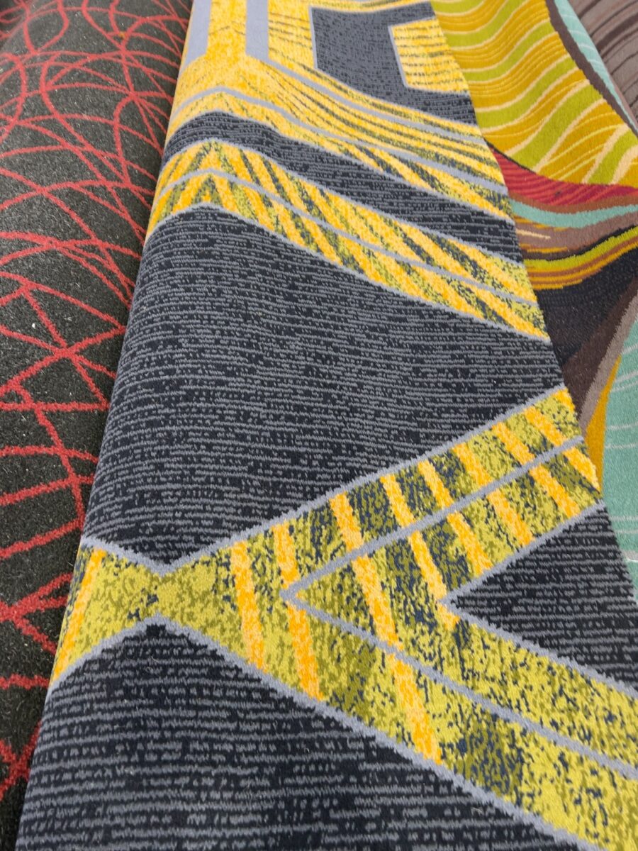 Axminster Woven Patterned Carpet