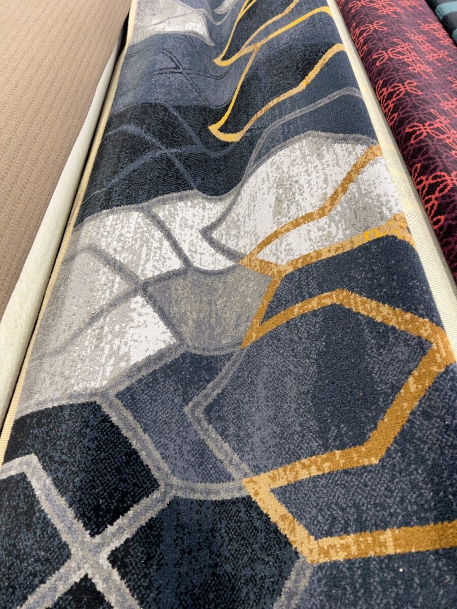 Axminster Woven Patterned Carpet