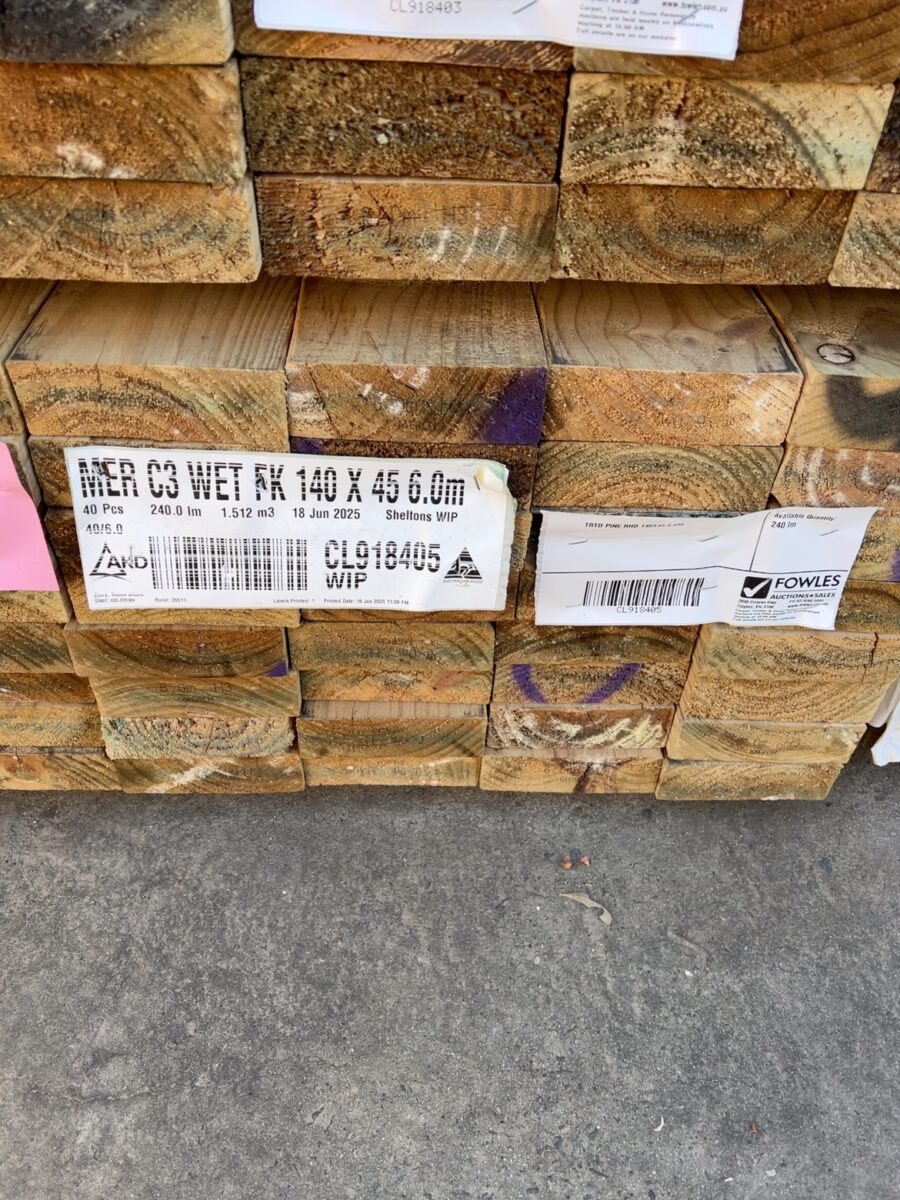 TRTD PINE RHD 140X45 6.0M