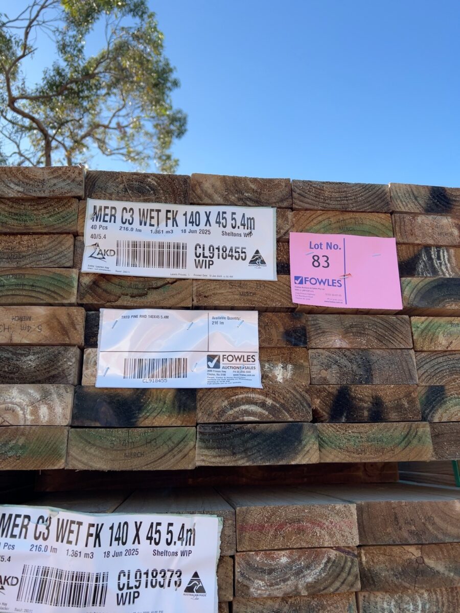 TRTD PINE RHD 140X45 5.4M
