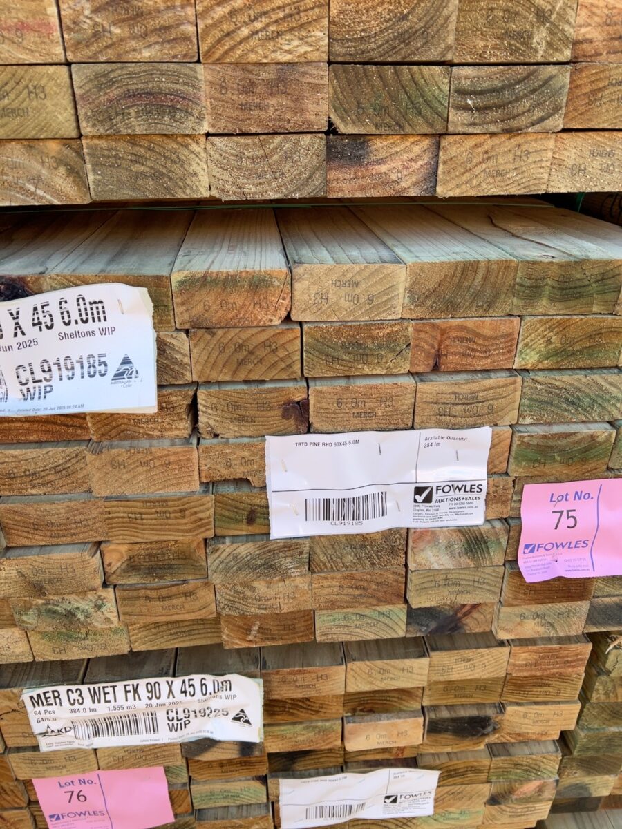 TRTD PINE RHD 90X45 6.0M