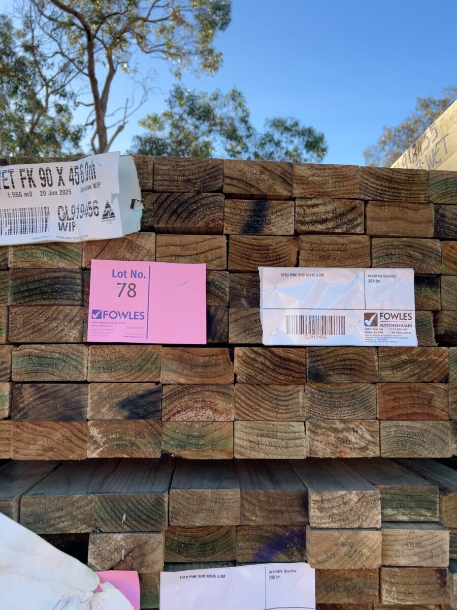 TRTD PINE RHD 90X45 6.0M