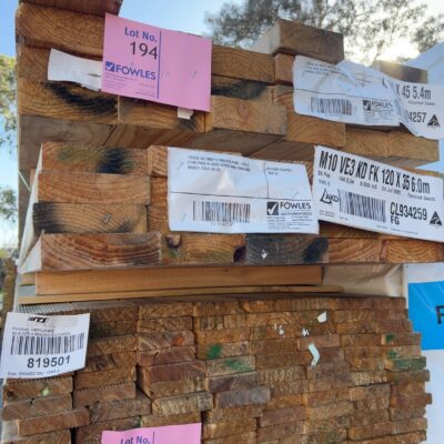 120X35 VE3 MGP10 TREATED PINE-24/6.0 (THIS PACK IS AGED STOCK AND CONTAINS MOULD. SOLD AS IS)