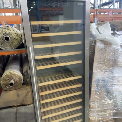EX DEMO EURO WINE FRIDGE 450 LITRE E430WSCS1 WOODEN RACKS DENTED EACH SIDE 3 MONTH WARRANTY