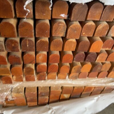 SOLID BANGKIRAI KD BATTENS- 42X42 DAR-63/2.4 35X42 WITH ROUNDED TOP- 75/2.1 208/2.4