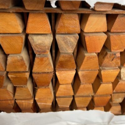 30X40X50 SOLID BANGKIRAI KD BATTENS WITH BEVELLED SHAPE TOP -237/2.1
