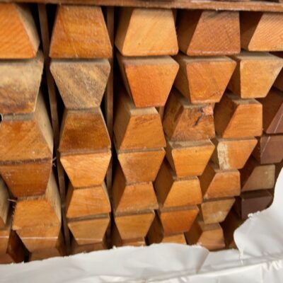 30X40X50 SOLID BANGKIRAI KD BATTENS WITH BEVELLED SHAPE TOP -266/2.7