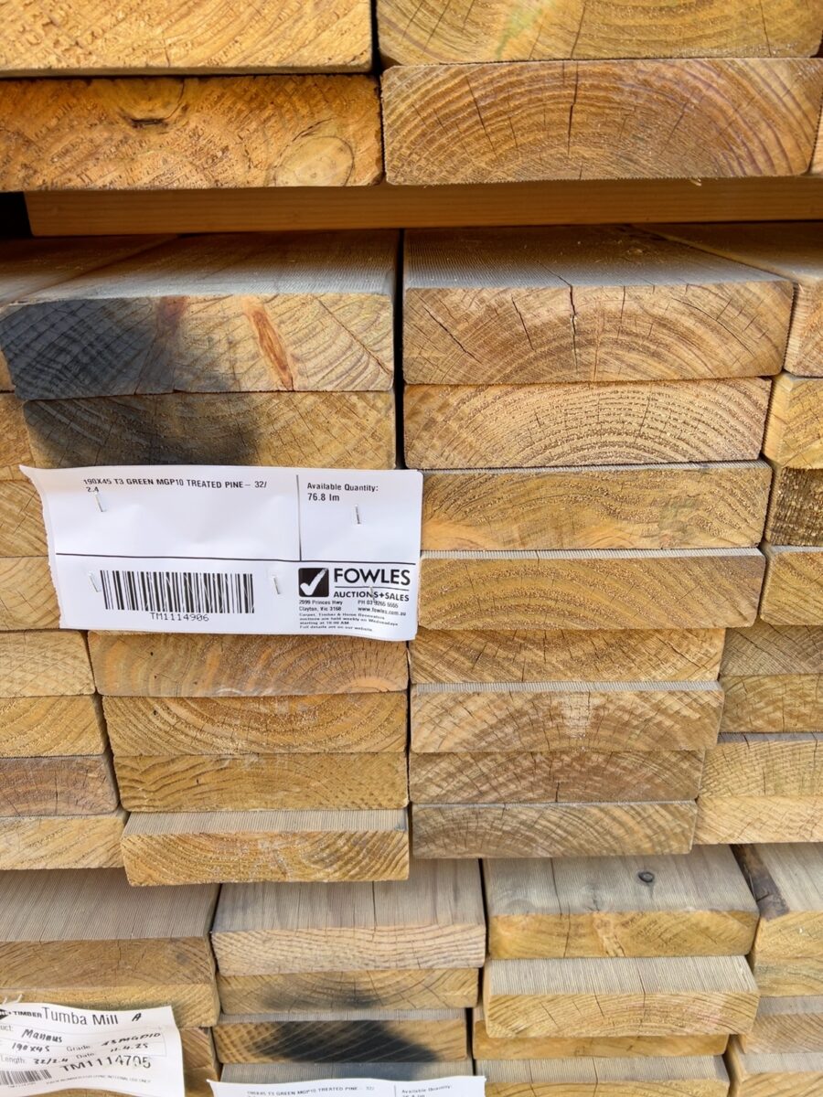 190X45 T3 GREEN MGP10 TREATED PINE- 32/2.4
