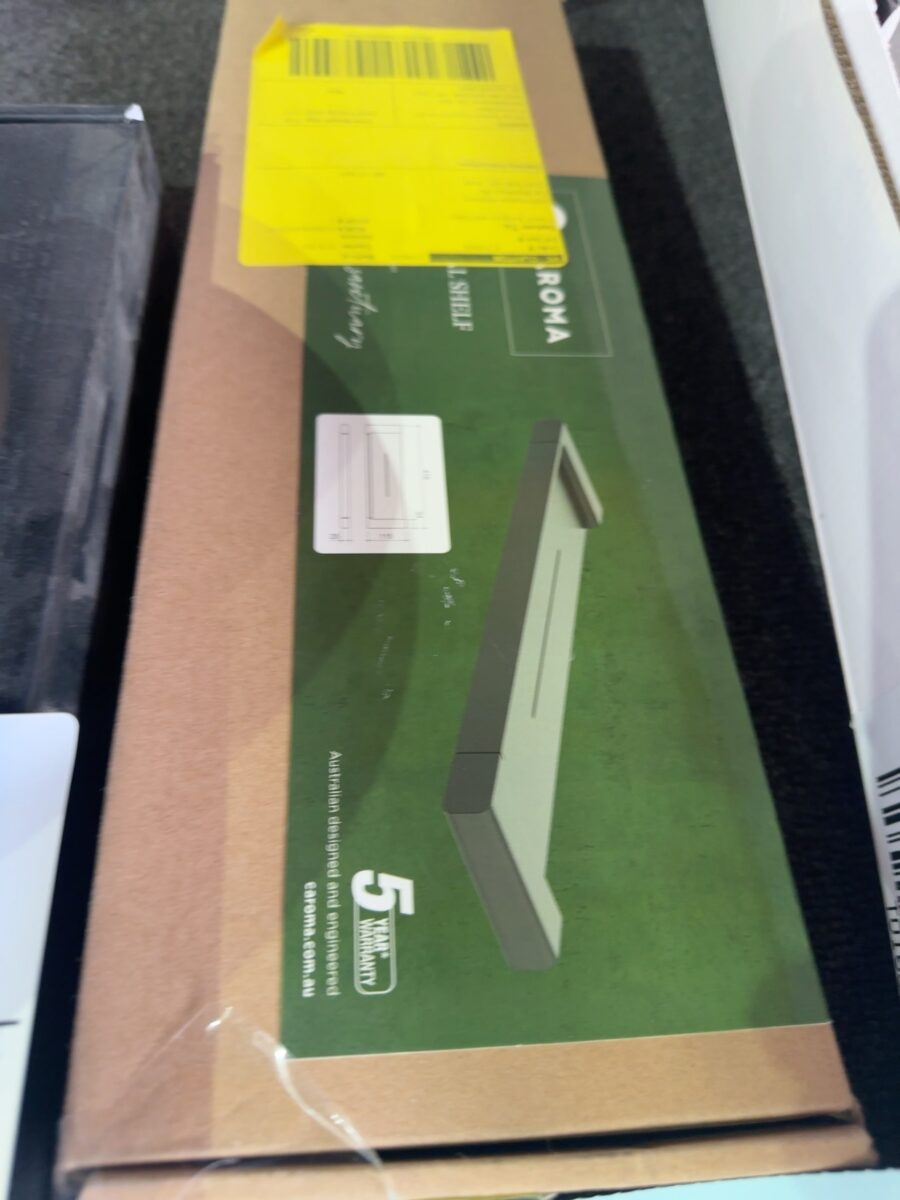 NEW LUNA BLACK METAL SHELF, 99610BL