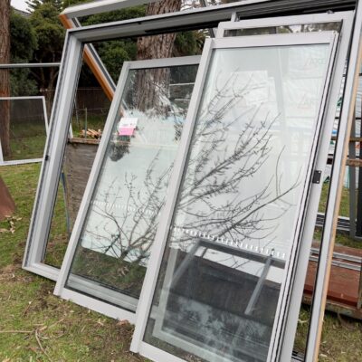 2400X2700 ALUMINIUM SLIDING DOOR UNIT WITH FLYSCREENS
