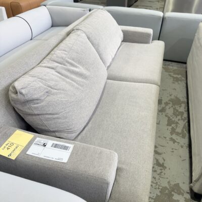 EX STAGING HIRE - GREY 2.5 SEATER SOFA SOLD AS IS
