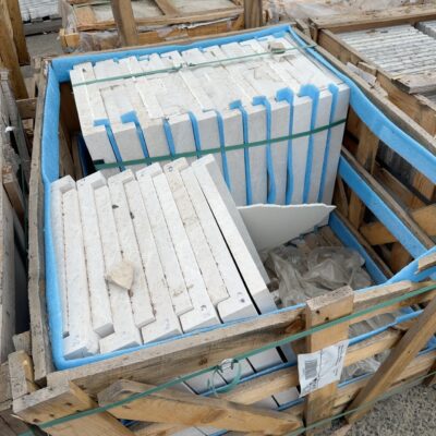 PALLET OF PAPILLON LIMESTONE POOL COPING/TREADS, 600 X 400X 60/30, 33PCS #2