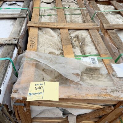PALLET OF GREY & WHITE STONE PAVERS 600MM X 600MM X 20MM