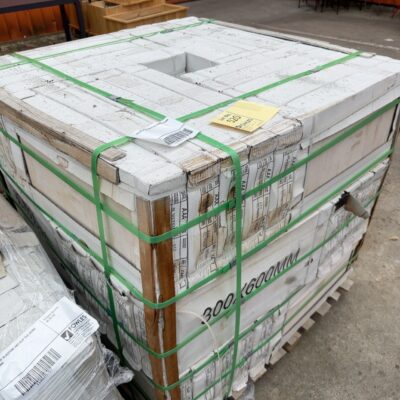 PALLET OF ICE WHITE TILE 600MM X 300MM