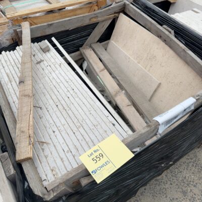 PALLET OF SINAI BRUSHED TUMBLED LIMESTONE PAVERS 600MM X 900MM X 20MM, 18 PCS #7 RRP6M2