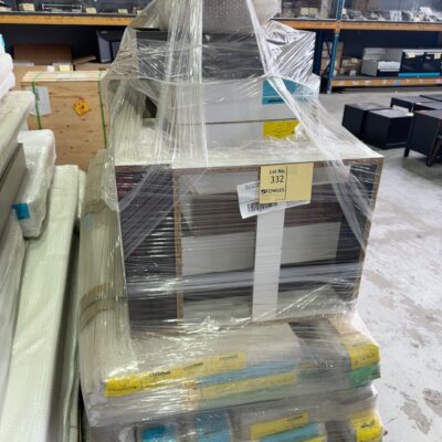 PALLET OF KITCHEN PARTS - KICKERS, FILLERS AND PANELS, SOLD AS IS