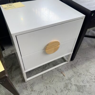 EX HIRE - WHITE BEDSIDE SOLD AS IS