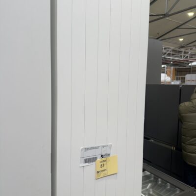 NEW 2400MM X 600MM MATTE WHITE PANTRY WITH PULL OUT MECHANISM AND BASKETS, SOLD AS IS