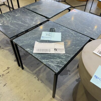 EX STAGING - GREEN SIDE TABLE SOLD AS IS