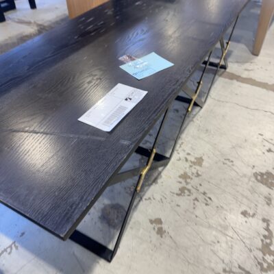 EX STAGING - TIMBER COFFEE TABLE SOLD AS IS
