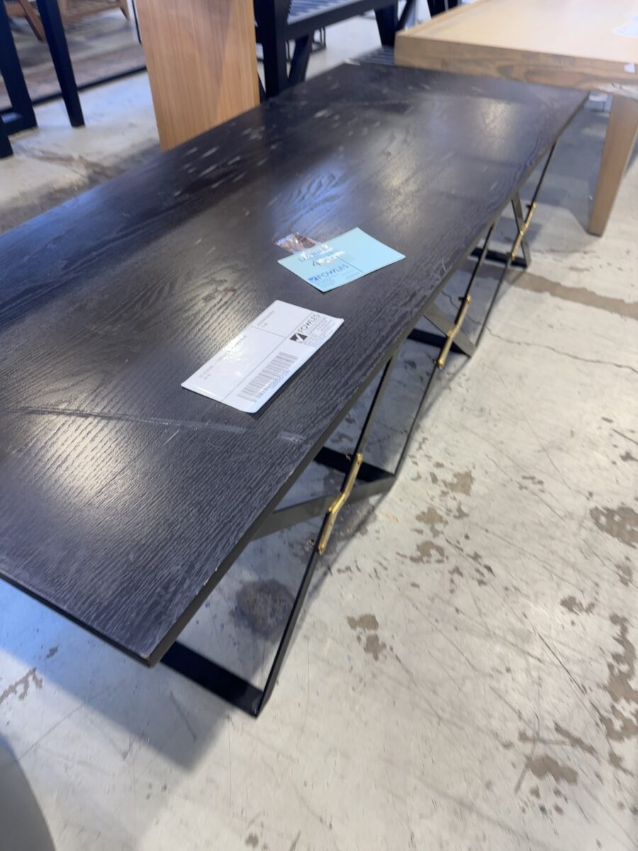EX STAGING - TIMBER COFFEE TABLE SOLD AS IS