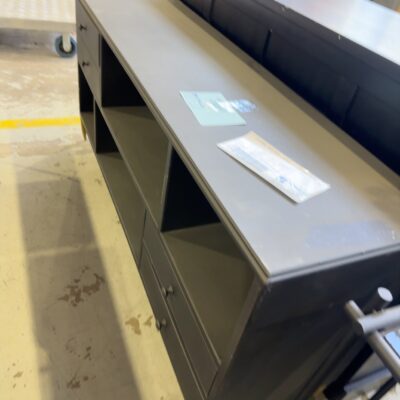 EX STAGING - BLACK CABINET SOLD AS IS