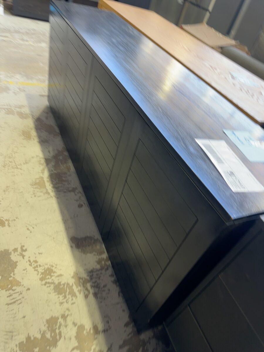 EX STAGING - BLACK TIMBER BUFFET SOLD AS IS