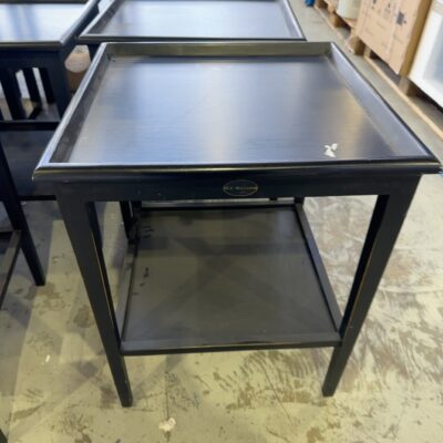 EX STAGING - LA MAISON TRAY TOP SIDE TABLE, SOLD AS IS