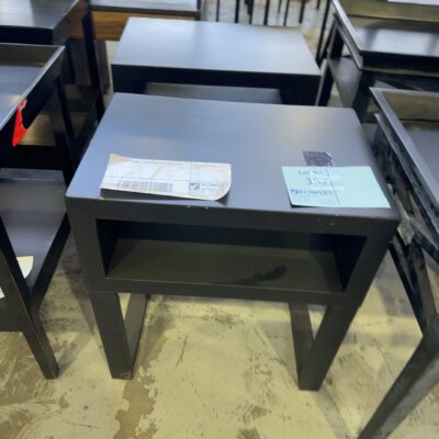 EX STAGING - CUBE, SIDE TABLE, SOLD AS IS