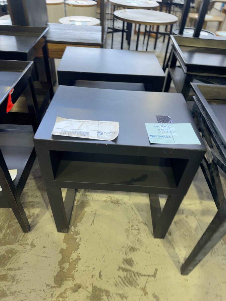 EX STAGING - CUBE, SIDE TABLE, SOLD AS IS