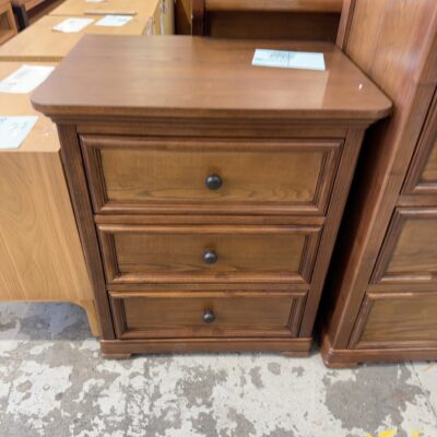 NEW ASH WOOD BEDSIDE TABLE AU1210