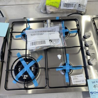 NEW TECHNIKA VH64WFSS 600MM GAS COOKTOP SOLD AS IS NO WARRANTY