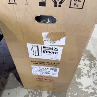 RINNAI ENVIRO 26 CONTINUOUS NATURAL GAS HOT WATER HEATER SOLD AS IS NO WARRANTY