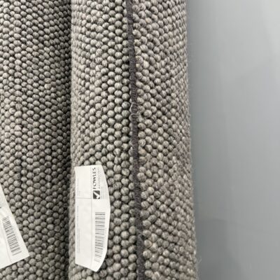 EX DISPLAY WOOL LOOP RUG 240CM X 330CM, HAND WOVEN RRP99