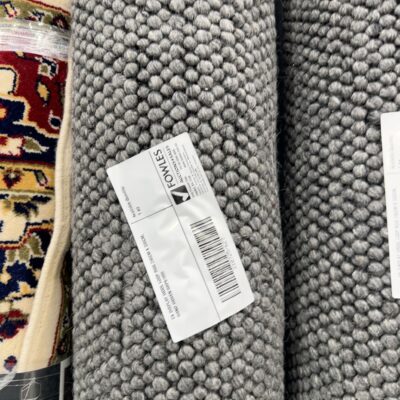 EX DISPLAY WOOL LOOP RUG 240CM X 330CM, HAND WOVEN RRP99