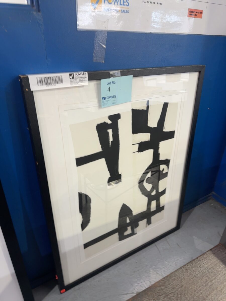 EX STAGING ARTWORK, SOLD AS IS