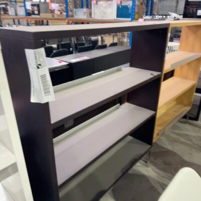 EX STAGING - WENGE BOOKCASE SOLD AS IS