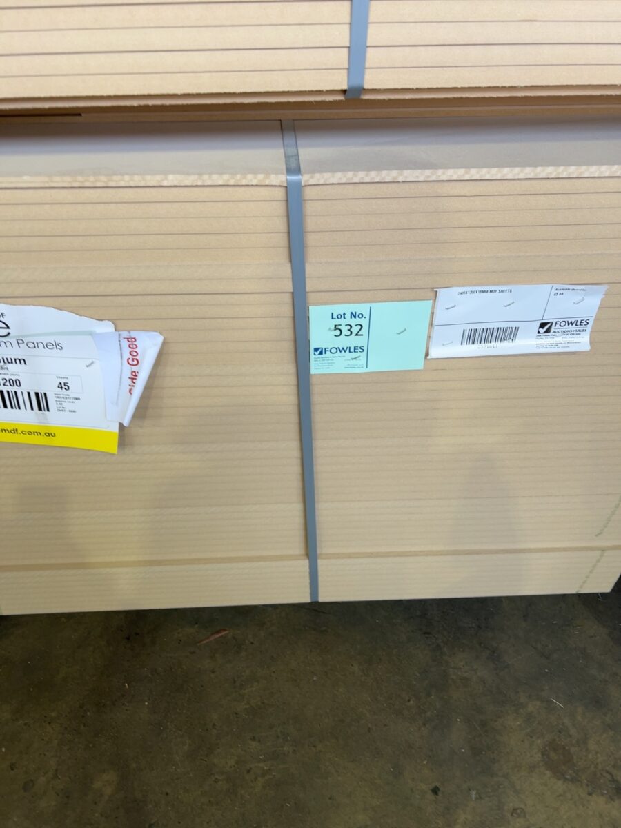 2400X1200X18MM MDF SHEETS